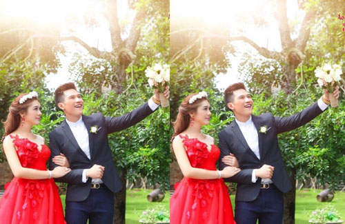 lâm chi khanh diện váy cưới 3
