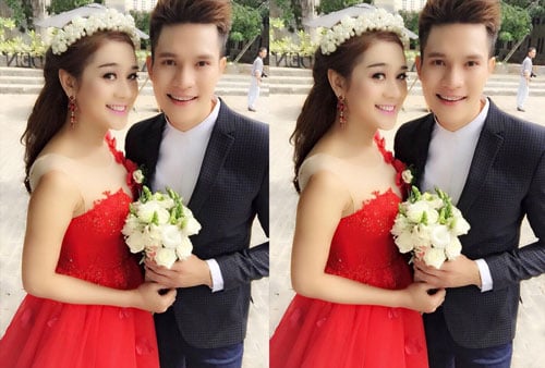 lâm chi khanh diện váy cưới 5