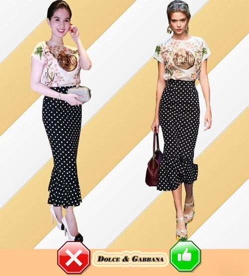 Ngọc Trinh và bộ sưu tập váy nhái khó quên