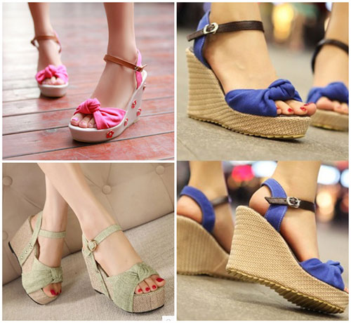 Cách diện sandal vải lãng mạn đón Thu sang