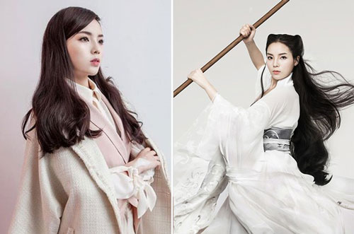 Hoa hậu Kỳ Duyên bị ném đá khi diện cổ trang làm 