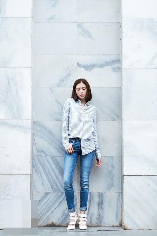 Kết hợp thanh lịch và cuốn hút với 4 kiểu quần jeans xanh