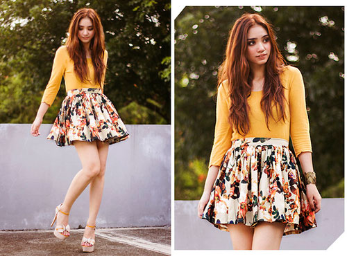 Phối đồ họa tiết ấn tượng như blogger thời trang