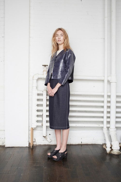 Chân váy denim