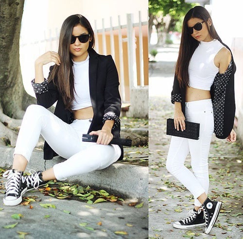 Mách bạn gái công sở phối đồ với blazer đen 