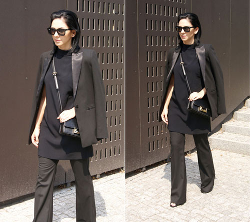 Mách bạn gái công sở phối đồ với blazer đen 