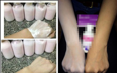 sữa non trắng da 