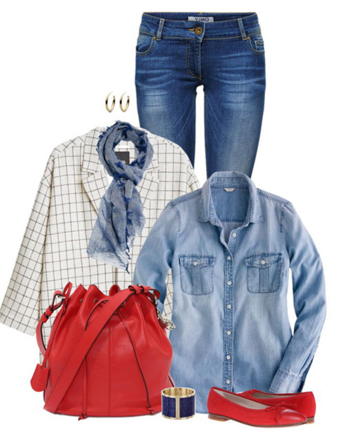 Xu hướng thời trang 2015: F5 phong cách với quần jeans ống loe