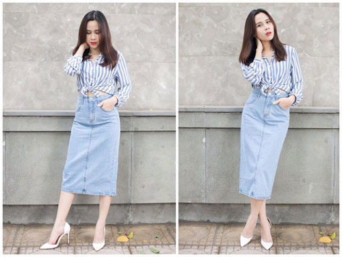 Mix đồ thu xuống phố hợp xu hướng, đẹp như sao Việt