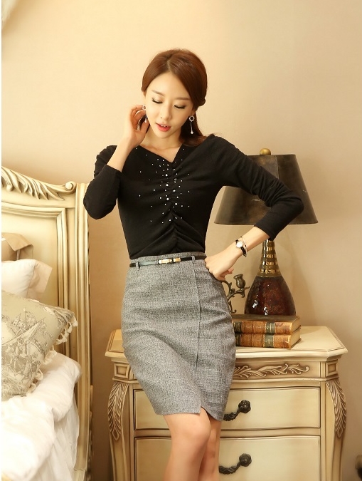 Những mẫu chân váy bút chì thu đông 2015 cho phái đẹp