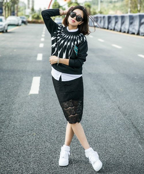 1001 kiểu mix đồ thu với sơ mi trắng