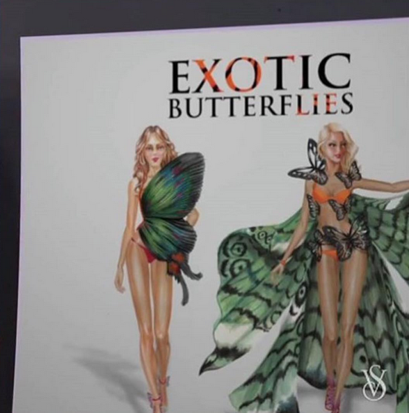 Hé lộ hình ảnh 5 mẫu thiết kế của show Victoria's Secret