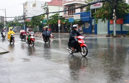 Thời tiết đêm mùng 9 ngày 10/11/2015:  Nhiều khu vực trên cả nước có mưa 3