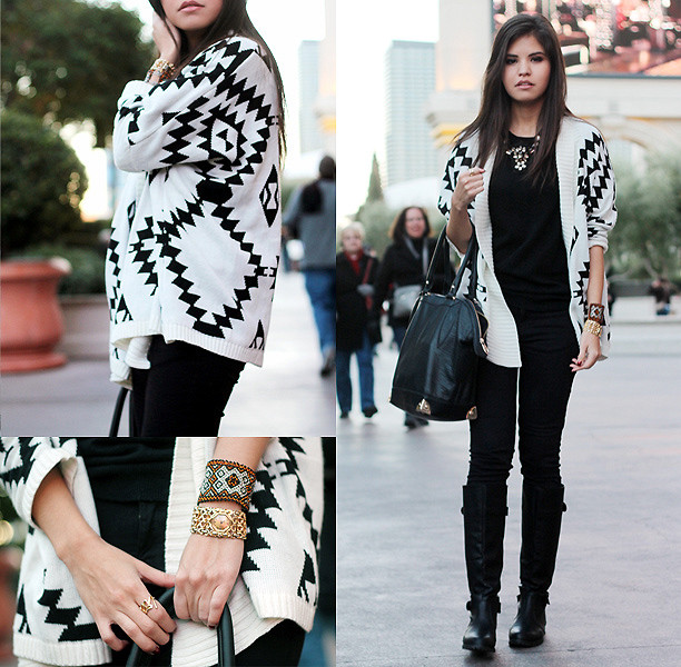 Cardigan họa tiết hợp xu hướng 2015 cho cô nàng sành điệu