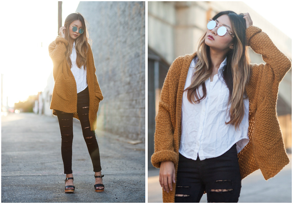 Cardigan họa tiết hợp xu hướng 2015 cho cô nàng sành điệu