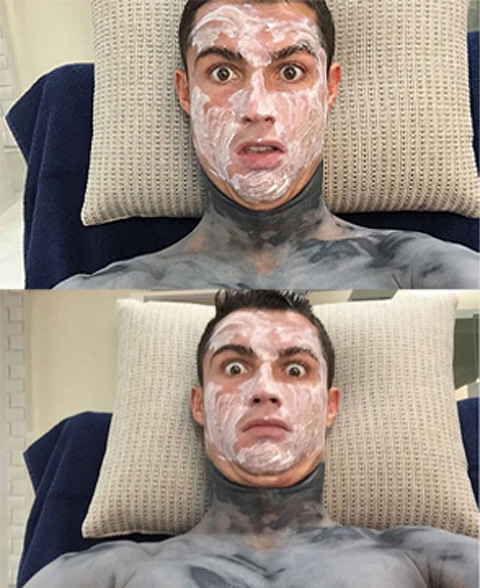 ronaldo làm đẹp