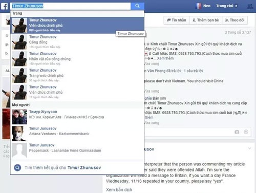 Công an truy tìm những người Việt lập facebook giả mạo IS