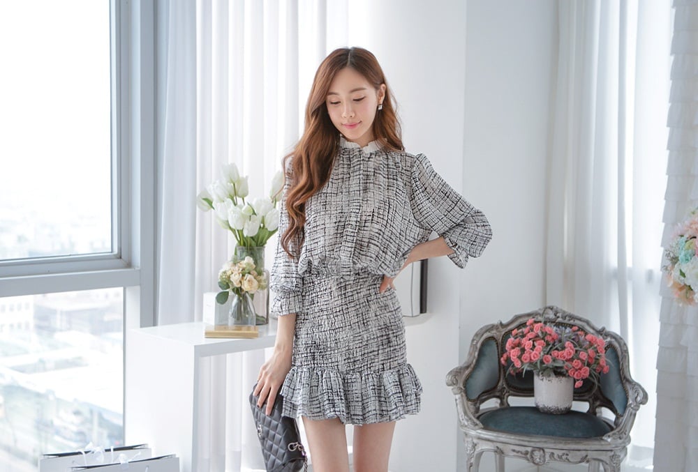 Váy liền phong cách Hàn