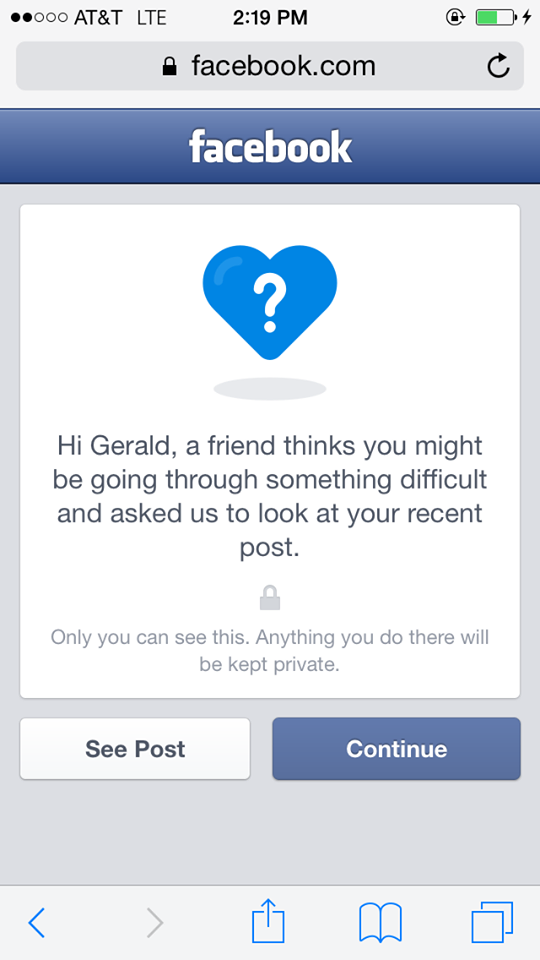 fb chống tự tử 2