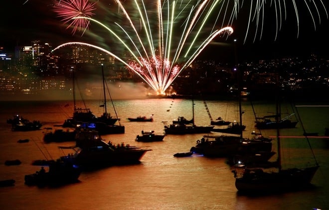 Những màn pháo hoa đầu tiên đón chào năm mới 2016 trên thế giới 3