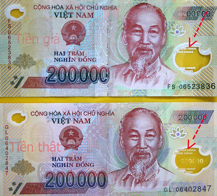 Tết đến, bỏ túi cách nhận biết để không bị mắc lừa tiền giả