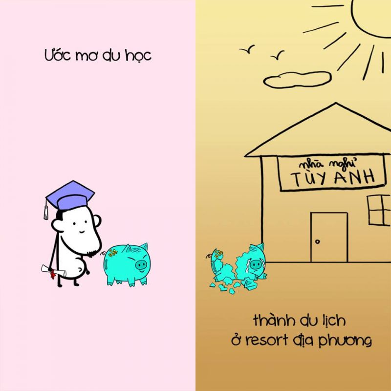 Để tang cho heo đất và tất cả những ước mơ đã chết