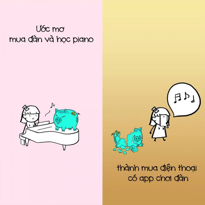 Để tang cho heo đất và tất cả những ước mơ đã chết