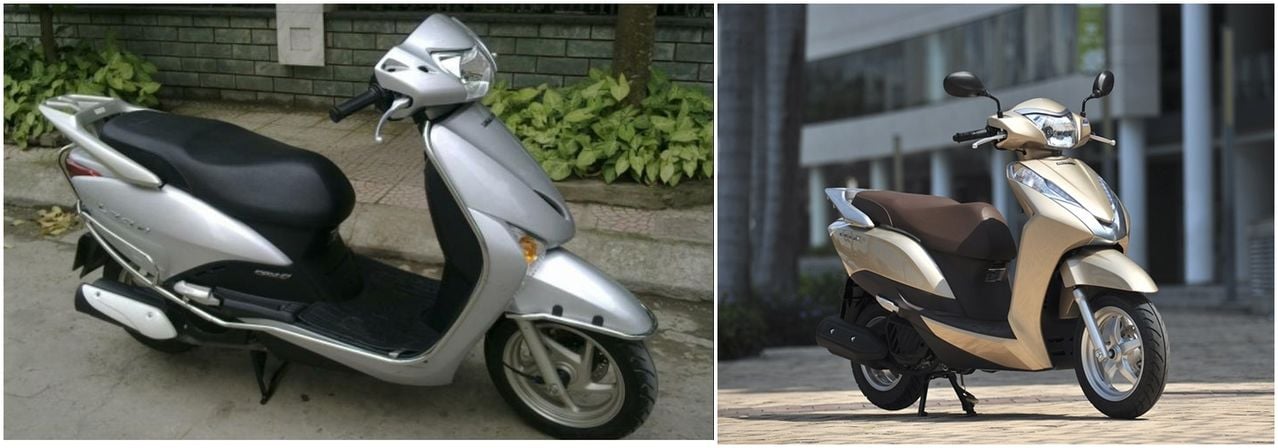 Ngạc nhiên với hình ảnh so sánh xe máy đời đầu và hiện tại