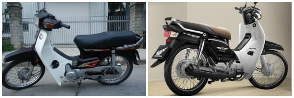 Ngạc nhiên với hình ảnh so sánh xe máy đời đầu và hiện tại