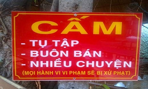 Chết cười với những tấm biển báo bá đạo nhất Việt Nam