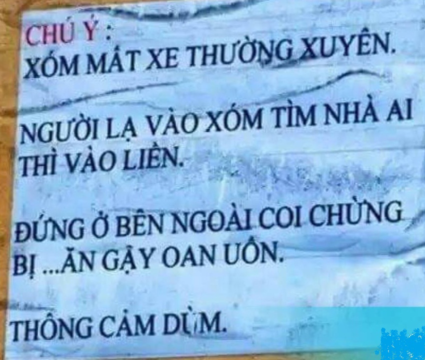 Chết cười với những tấm biển báo bá đạo nhất Việt Nam