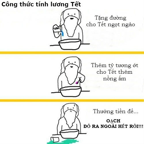 Bi hài chuyện thưởng Tết