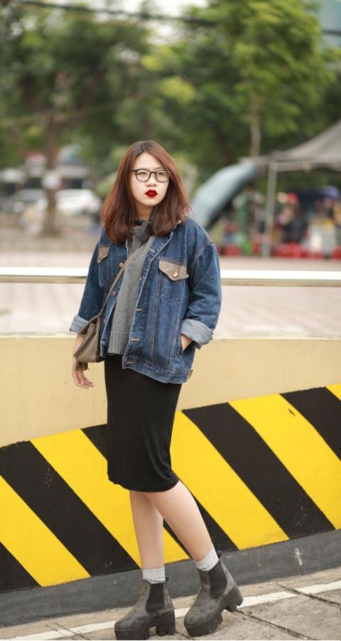 Thời trang tết của gái Việt chất không kém gì