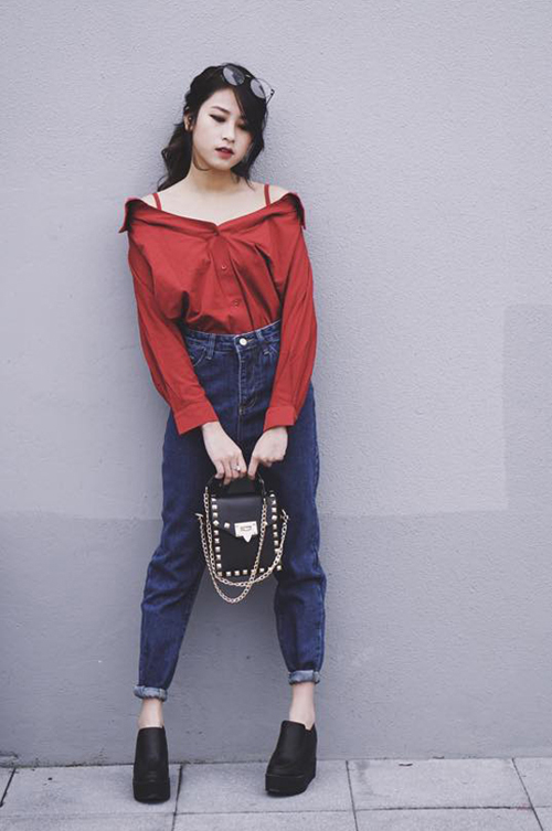 Giới trẻ sốt mốt quần jeans dáng xấu cũng mặc đẹp