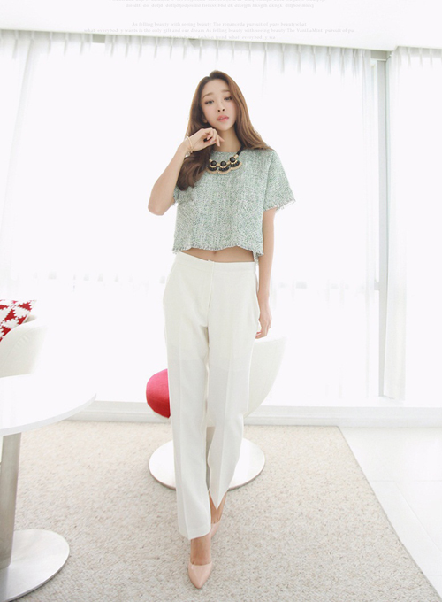 Trẻ trung, thanh lịch bất ngờ với quần công sở phong cách Hàn
