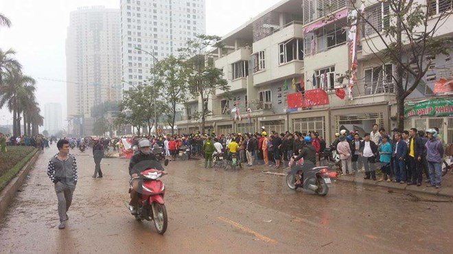 Hiện trường tan thương vụ nổ kinh hoàng tại Văn Phú - Hà Đông