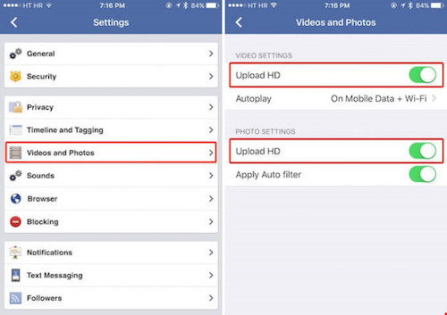 Cách đăng ảnh lên Facebook có chất lượng HD