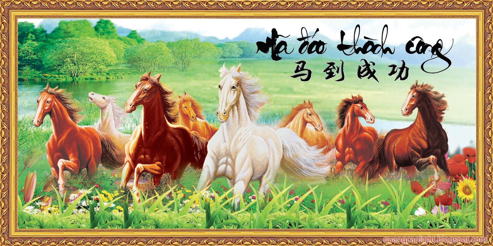 Ý nghĩa một số tranh phong thủy thường treo trong nhà