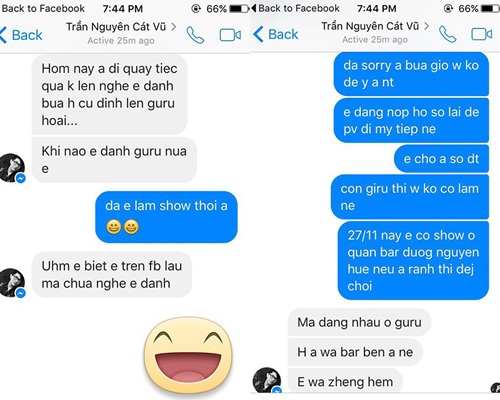 Tim nói gì trước bị lộ tin nhắn