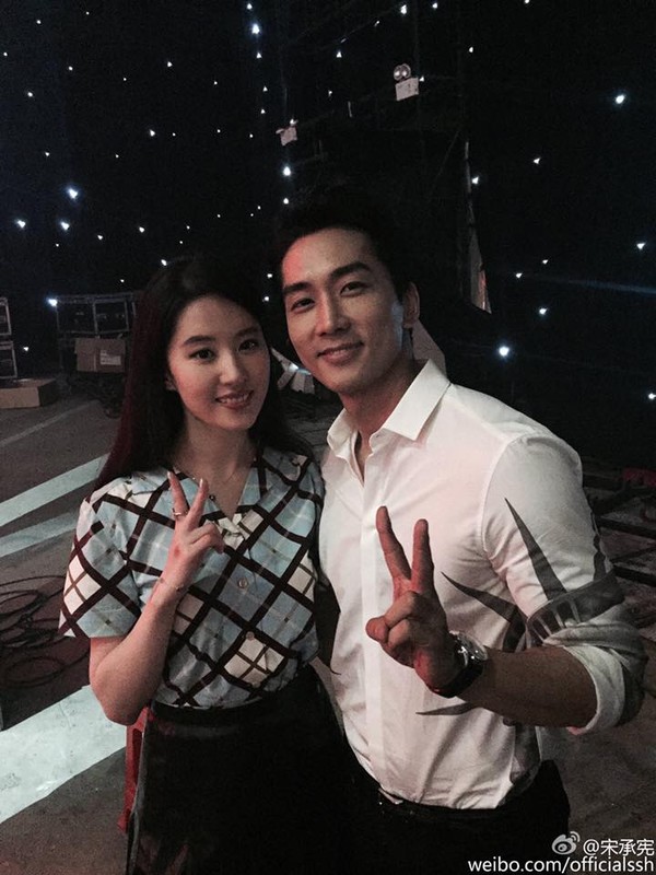 Song Seung Hun và Lưu Diệc Phi 1