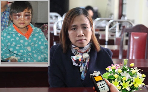 Buộc thôi việc giáo viên đánh học sinh tím mặt ở Lào Cai