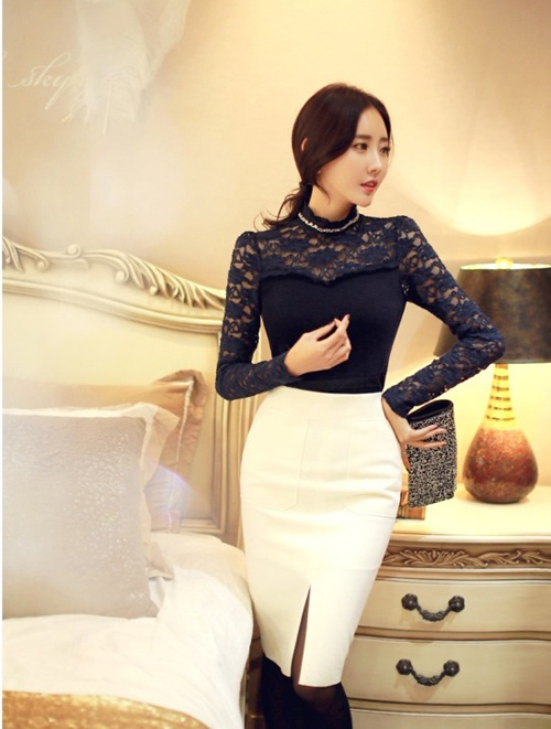 Chân váy cách điệu phong cách Hàn đẹp mê ly cho phái đẹp