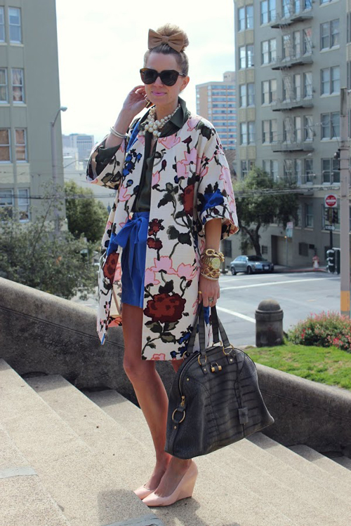 Áo khoác kimono sang chảnh