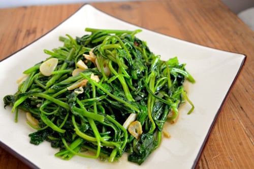 lợi ích từ rau muống