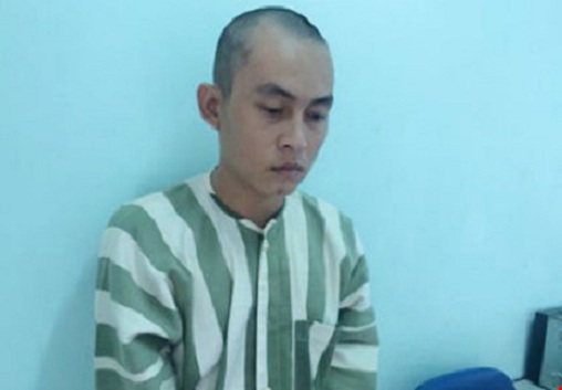 ảnh nghi can Tăng tại cơ quan công an - phunutoday