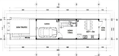 Ngôi nhà 4 tầng hiện đại, đầy đủ tiện nghi với 800 triệu