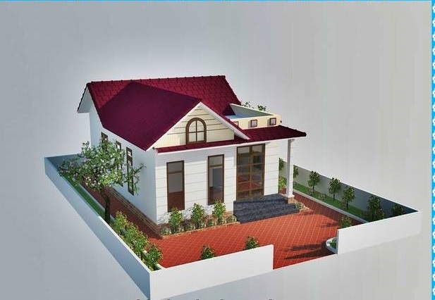 Thiết kế nhà mái thái cấp 4 sang trọng với giá 300 triệu