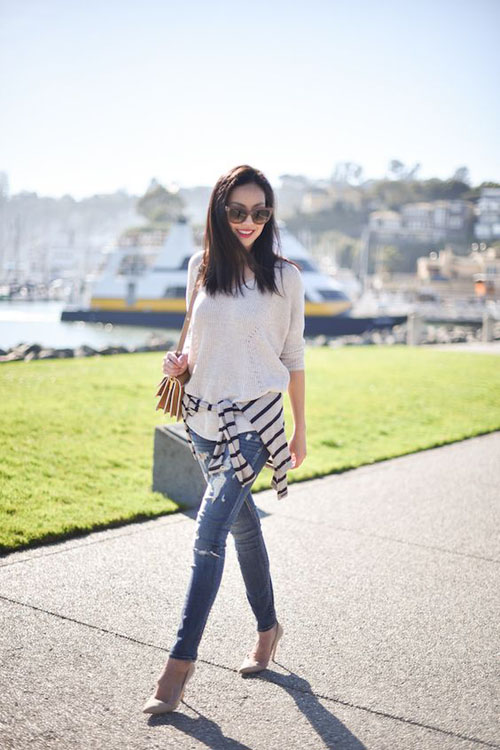 7 cách phối đồ với quần skinny jean cực chất, hợp xu hướng 2016