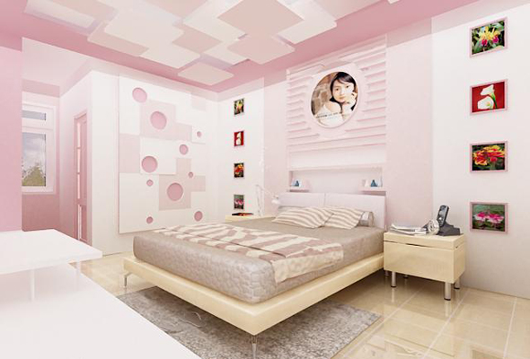 Thiết kế nhà ống 2 tầng 3 phòng ngủ giá 400 triệu hiện đại