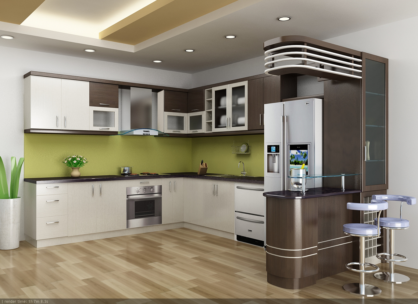 Nhà cấp 4 mái thái có gác lửng 3 phòng ngủ 350 triệu